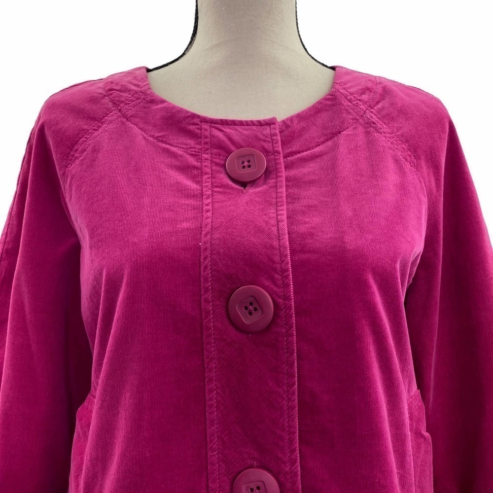 Madison Button Down Maroon Jacket Size Medium - image 2